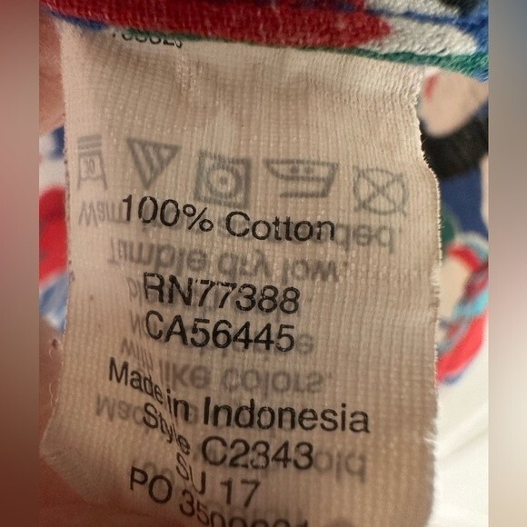 J. Crew floral tunic women’s top size XS tropical flowers Hawaiian - Picture 7 of 7